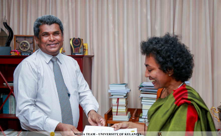 Senior Lecturer Dr. D. K. Gunesena as the Head of the Department of Microbiology