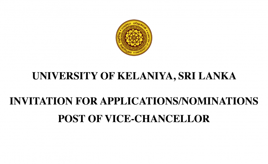 Invitation for applications / nominations - post of vice-chancellor