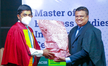 The Inauguration Ceremony of the Master of Business Studies
