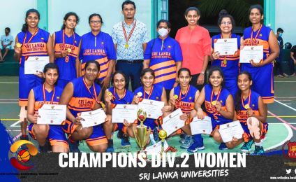 Sri Lanka Universities Basketball Women Team Led by UoK Undergraduate