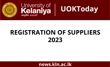 REGISTRATION OF SUPPLIERS - 2023