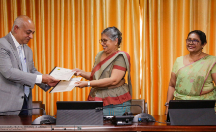 MoU Signed Between the University of Kelaniya and Shree Dhootapapeshwar Limited, India