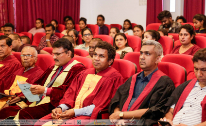 The Inauguration Ceremony of the Master of Arts in Sinhala