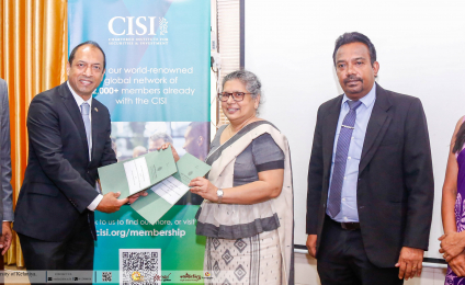 MoU signed between Chartered Institute for Securities & Investment and University of Kelaniya