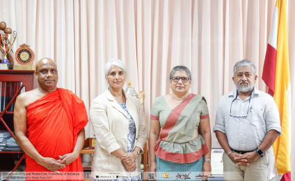 Department of Linguistics Hosts Collaborative Initiative to Digitally Scan Sigiriya Mirror Wall