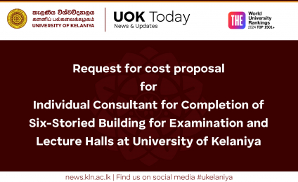 Request for Cost Proposal for Individual Consultant 