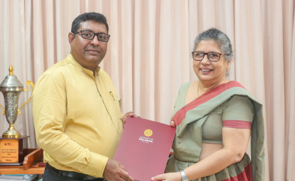 Professor Nishan Sakalasooriya Assumes Duties as the New Head of the Department of Geography, University of Kelaniya