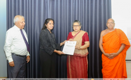Annual Scholarship Awarding Ceremony Organized by the Alumni Association of University of Kelaniya Held Successfully
