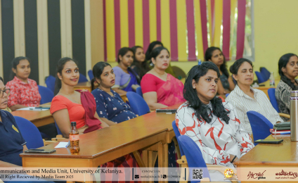 A Session on “Mental Well-being at the Workplace” Held at the University of Kelaniya