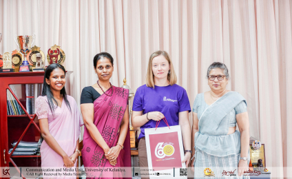 Ms. Monika Stanisz from Rzeszow University of Technology, Poland Visits University of Kelaniya