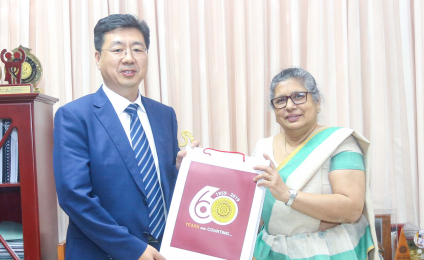 A Delegation from Linyi University, China visits the University of Kelaniya