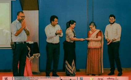 Felicitation Ceremony in Honour of Prof. Wimal Dissanayake Held at the University of Kelaniya