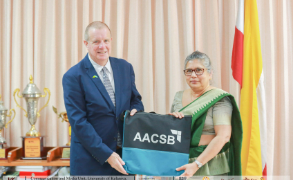 Faculty of Commerce and Management Studies Welcomes Delegates from AACSB International