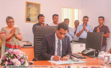 Professor Chaminda Abeysinghe Assumes Duties as the Dean of the Faculty of Social Sciences