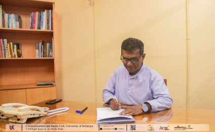 Professor Sarath Vitharana Assumes Duties as the Head of the Department of Sociology