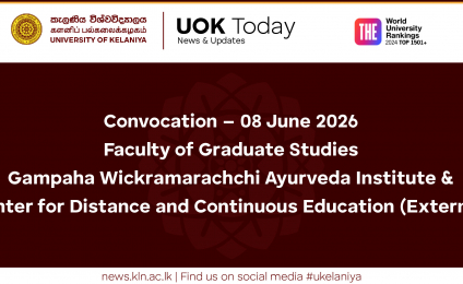 Convocation – 08 June 2026