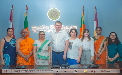 A Delegation from Chuvash I. Yakovlev State Pedagogical University, Russia Visits University of Kelaniya