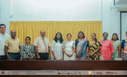 Jaffna University Team Visits Kalana Mithuru Sewana of the University of Kelaniya