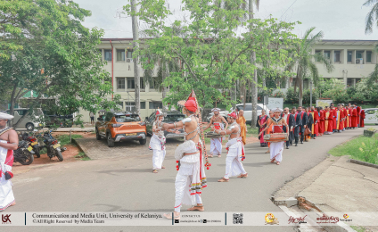 Inauguration Ceremony of the 26th Batch of MA/MSSc Programmes Offered by the Faculty of Social Sciences Held at the University of Kelaniya
