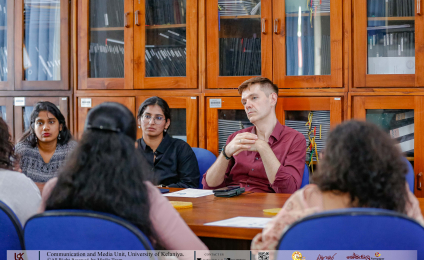A Delegation from DAAD Regional Office, New Delhi, India Visits University of Kelaniya