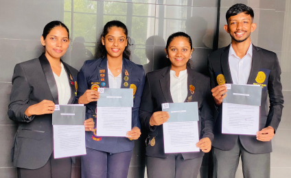 Four Final-Year Sports Science Undergraduates of the University of Kelaniya Receive Research Incentive Grants at NRSYD 2026