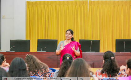 A Media Workshop Successfully Held at the University of Kelaniya