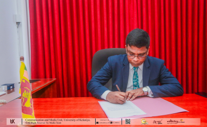 Dr S. C. Thushara Assumes Duties as the Dean of the Faculty of Commerce and Management Studies