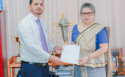 Dr Ruwan Wijesinghe Assumes Duties as the Head of the Department of Finance